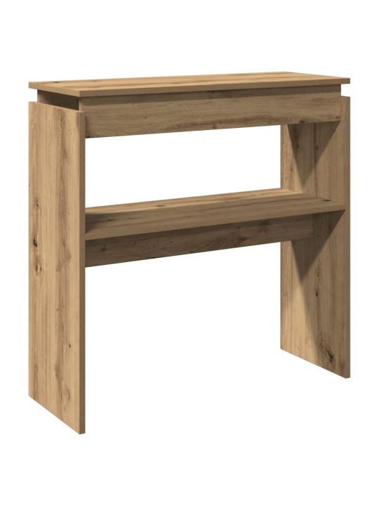 Konsolipöytä artesaani tammi 80x30x80 cm tekninen puu