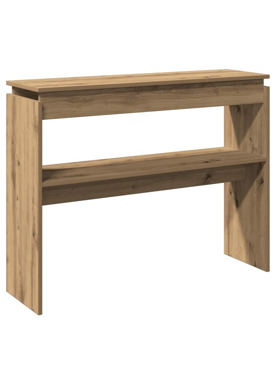 Konsolipöytä artesaani tammi 102x30x80 cm tekninen puu