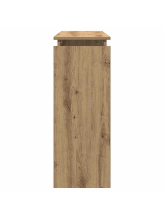 Konsolipöytä artesaani tammi 102x30x80 cm tekninen puu