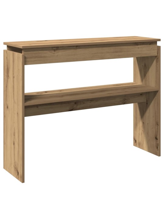 Konsolipöytä artesaani tammi 102x30x80 cm tekninen puu