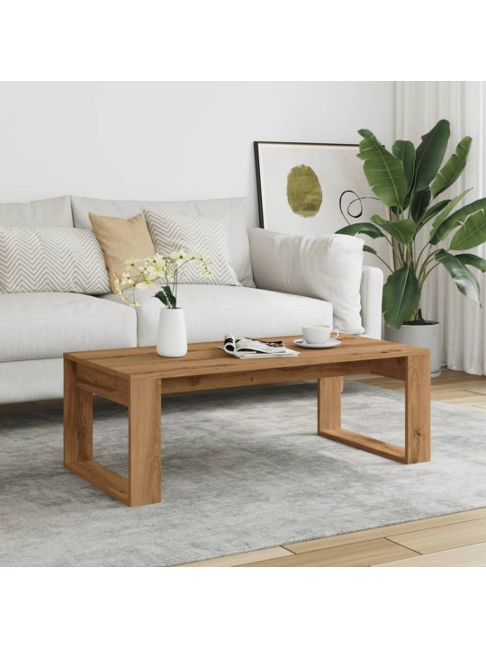 Sohvapöytä artesaani tammi 102x50x35 cm tekninen puu