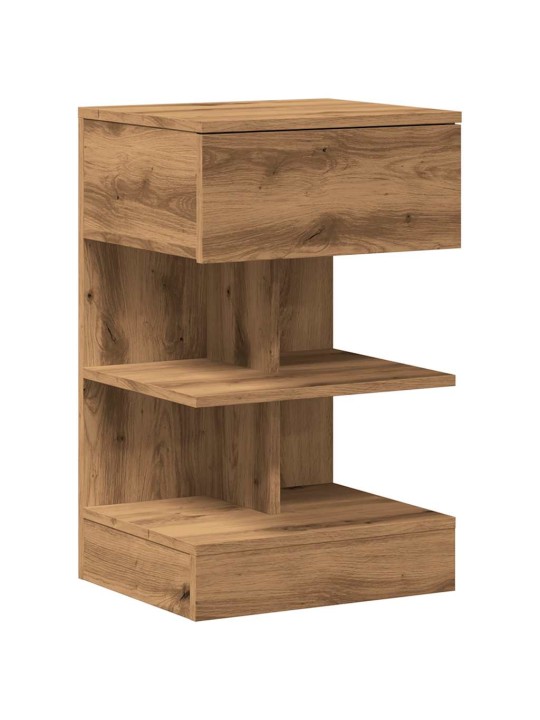Yöpöytäkaappi artisan oak 40x35x65 cm tekninen puu