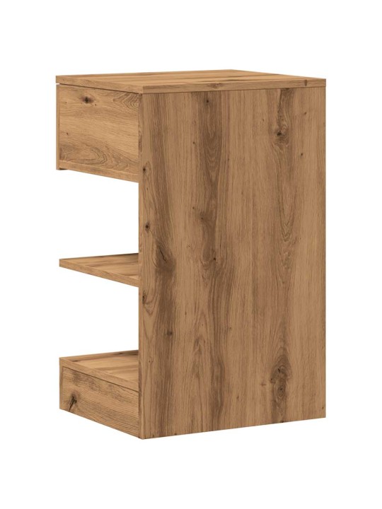 Yöpöytäkaappi artisan oak 40x35x65 cm tekninen puu