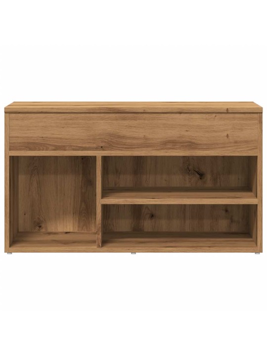 Kenkäteline artesaani tammi 80x30x45 cm tekninen puu