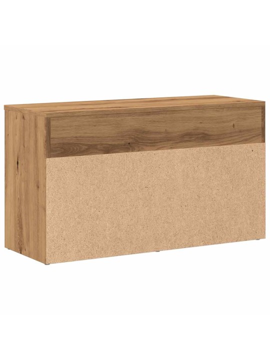Kenkäteline artesaani tammi 80x30x45 cm tekninen puu