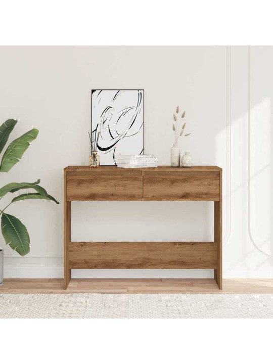 Konsolipöytä artesaani tammi 100x35x76,5 cm tekninen puu