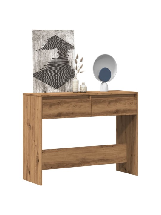 Konsolipöytä artesaani tammi 100x35x76,5 cm tekninen puu
