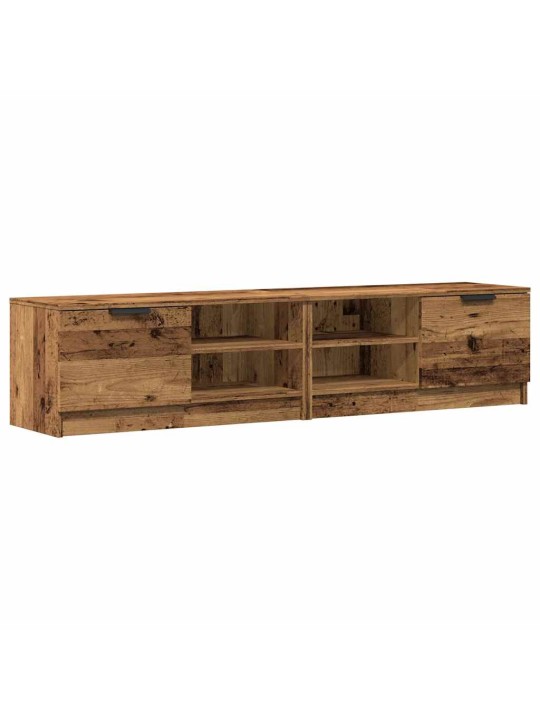Tv kaapit 2 kpl vanha puu 80x35x36,5 cm suunniteltu puu