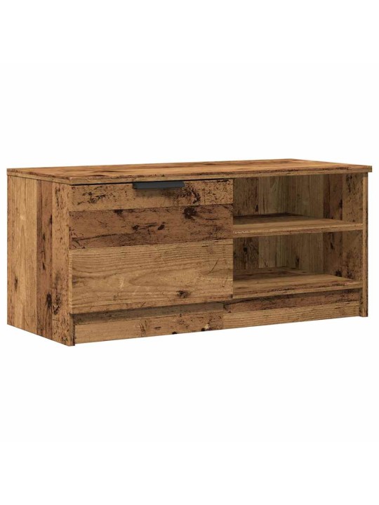 Tv kaapit 2 kpl vanha puu 80x35x36,5 cm suunniteltu puu