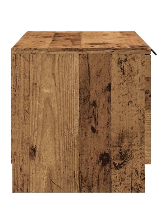 Tv kaapit 2 kpl vanha puu 80x35x36,5 cm suunniteltu puu
