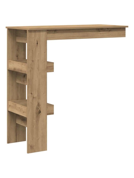Seinäpalkkipöytä käsityöläinen tammi 102x45x103,5 cm