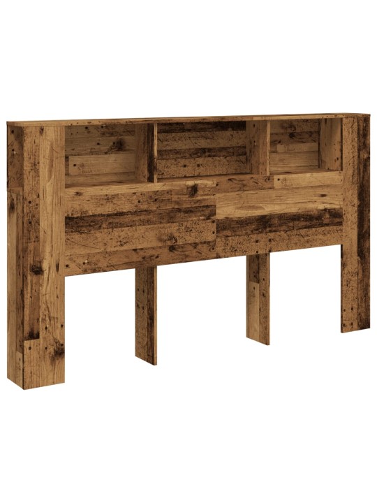 Päätylevykaappi vanha puu 180x18,5x102,5 cm tekninen puu