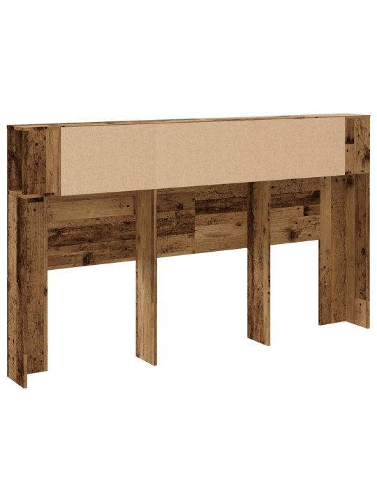 Päätylevykaappi vanha puu 180x18,5x102,5 cm tekninen puu