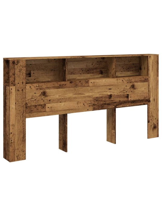 Päätylevykaappi vanha puu 200x18,5x102,5 cm tekninen puu
