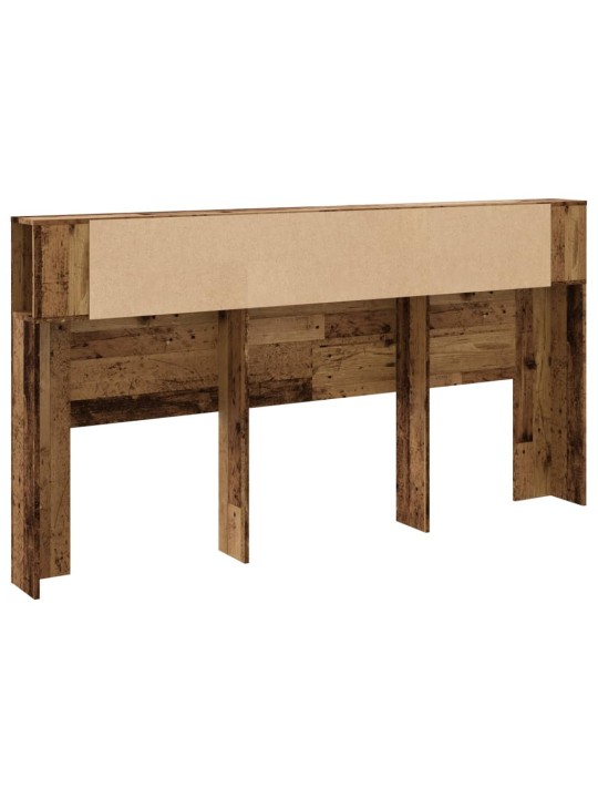 Päätylevykaappi vanha puu 200x18,5x102,5 cm tekninen puu