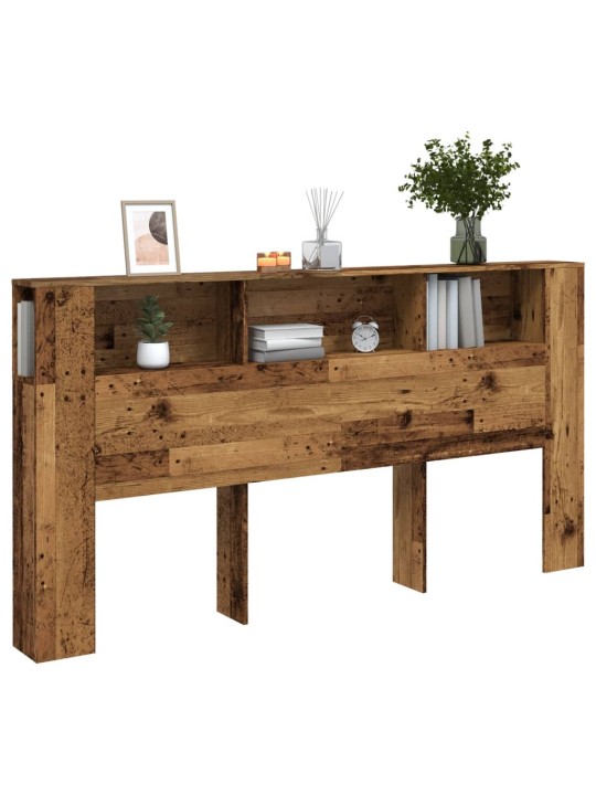 Päätylevykaappi vanha puu 200x18,5x102,5 cm tekninen puu