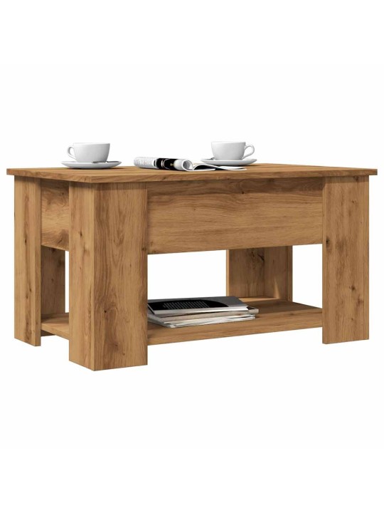 -sohvapöytä artisan oak 79x49x41 cm engineered wood