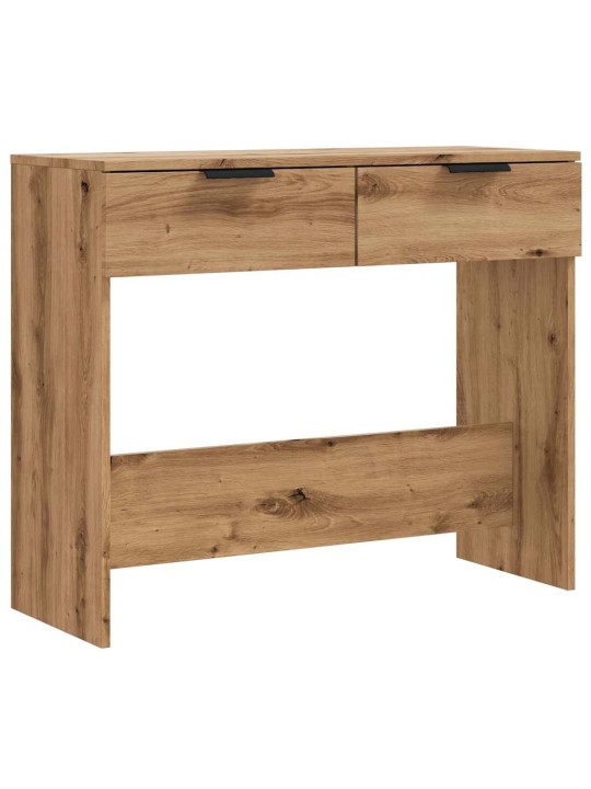 Konsolipöytä artesaani tammi 90x36x75 cm tekninen puu