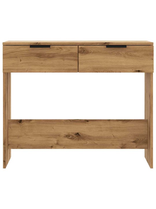 Konsolipöytä artesaani tammi 90x36x75 cm tekninen puu