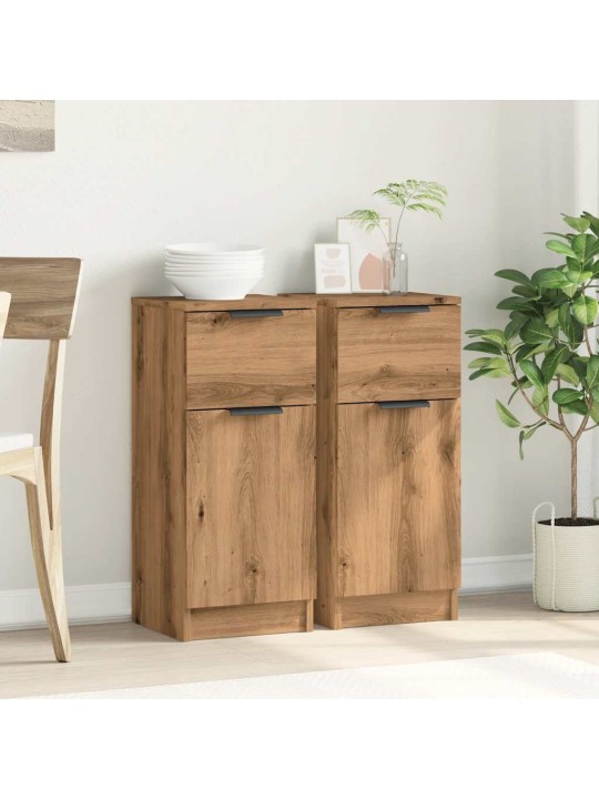 Senkit 2 kpl artisan oak 30x30x70 cm engineered wood