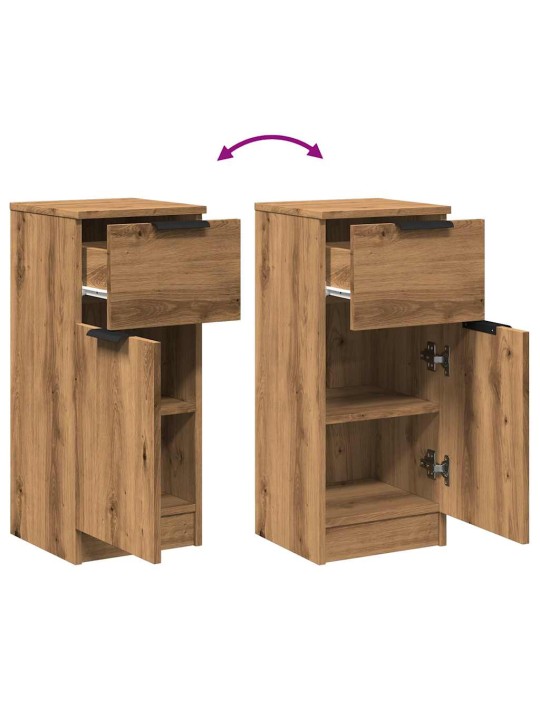 Senkit 2 kpl artisan oak 30x30x70 cm engineered wood