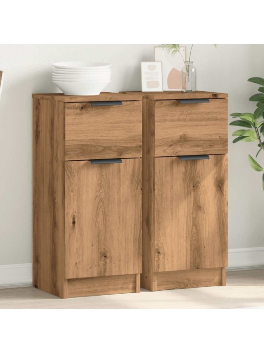Senkit 2 kpl artisan oak 30x30x70 cm engineered wood