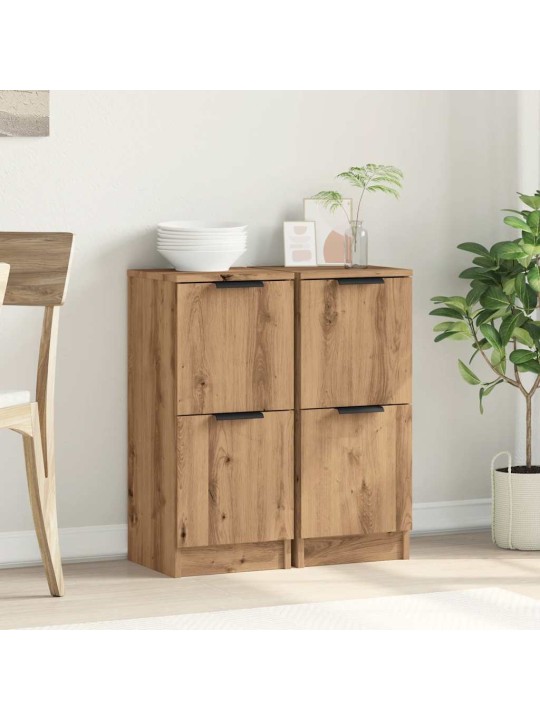 Senkit 2 kpl artisan oak 30x30x70 cm engineered wood