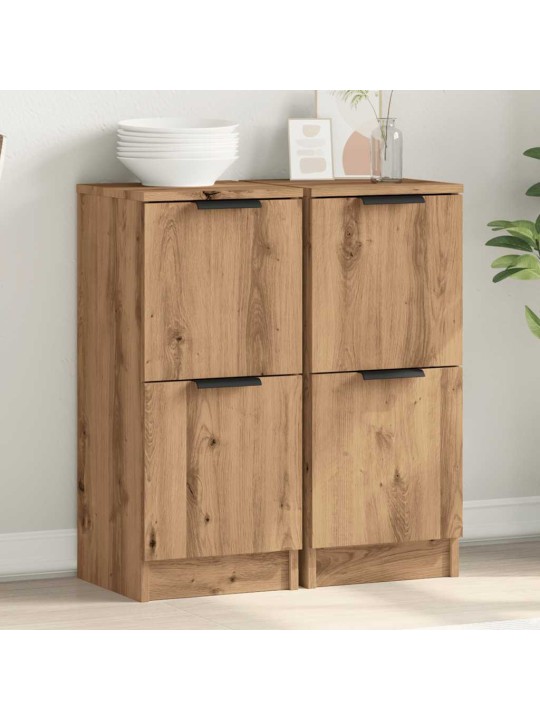 Senkit 2 kpl artisan oak 30x30x70 cm engineered wood