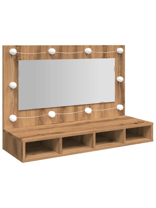 Peilikaappi ledillä artisan oak 90x31,5x62 cm