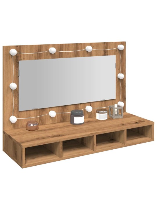 Peilikaappi ledillä artisan oak 90x31,5x62 cm