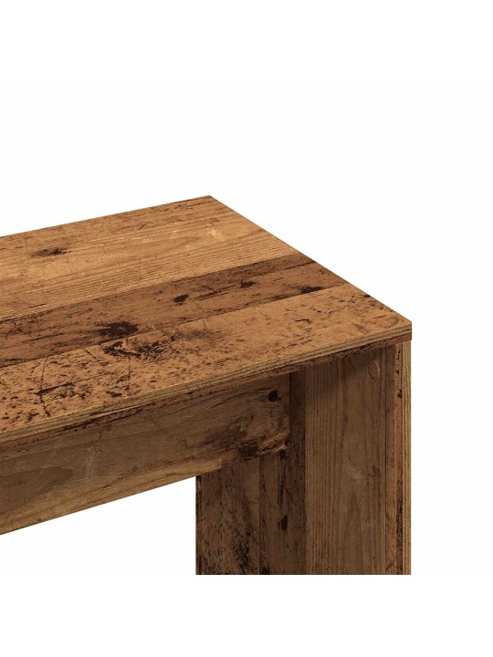 Meikkijakkara vanhaa puuta 70x35x45 cm tekninen puu