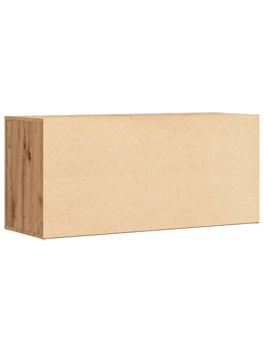 Kenkäteline artesaani tammi 100x35x45 cm tekninen puu