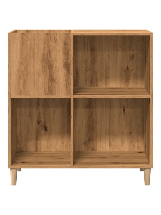 Lp-levyjen säilytyskaappi käsityöläinen tammi 84,5x38x89 cm puu