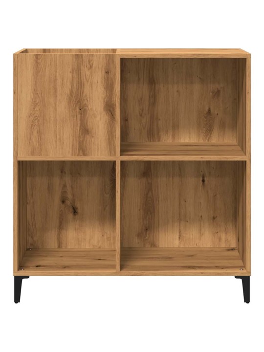 Lp-levyjen säilytyskaappi käsityöläinen tammi 84,5x38x89 cm puu
