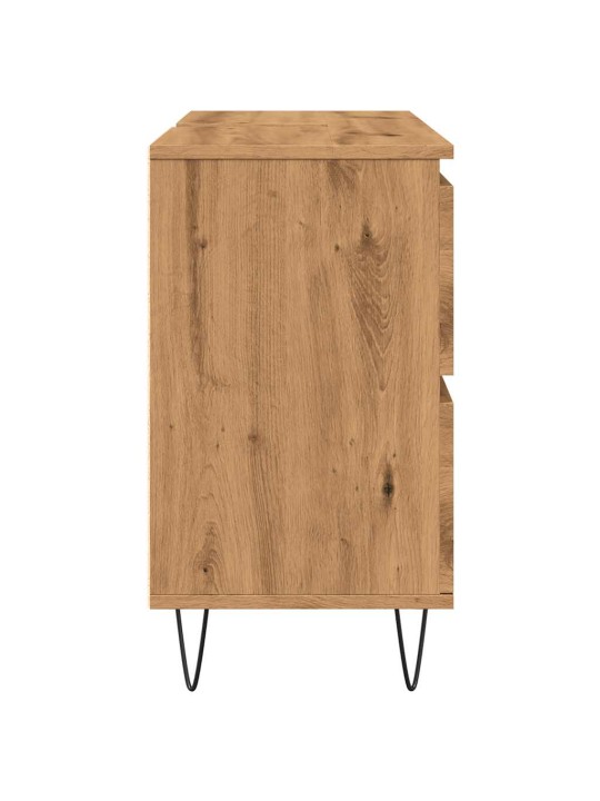 Kylpyhuoneen kaappi artesaani tammi 80x33x60 cm tekninen puu