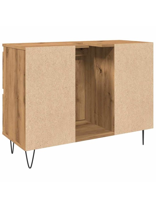Kylpyhuoneen kaappi artesaani tammi 80x33x60 cm tekninen puu