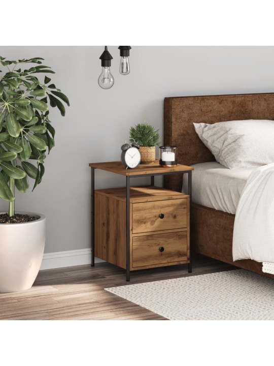 Yöpöytäkaappi artisan oak 34x35,5x50 cm engineered wood