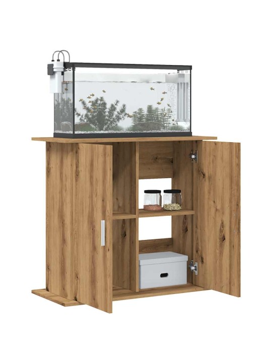 Akvaarioteline artesaani tammi 81x36x73 cm tekninen puu