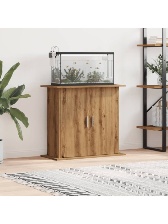 Akvaarioteline artesaani tammi 81x36x73 cm tekninen puu