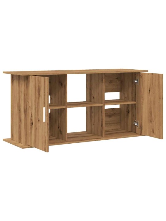 Akvaarioteline artesaani tammi 121x41x58 cm tekninen puu