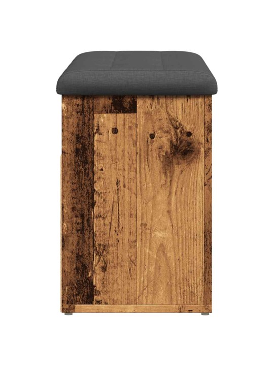 Kenkien säilytyspenkki vanhaa puuta 82x32x45,5 cm lastulevy