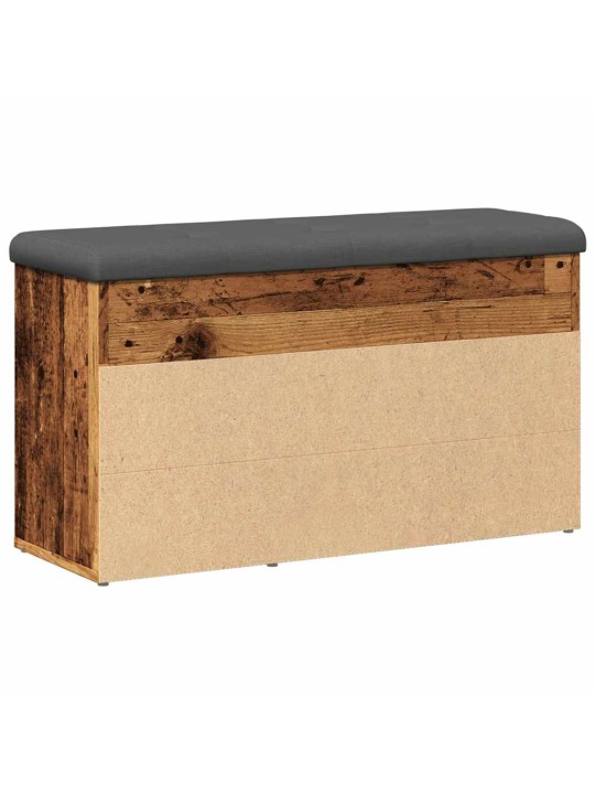 Kenkien säilytyspenkki vanhaa puuta 82x32x45,5 cm lastulevy