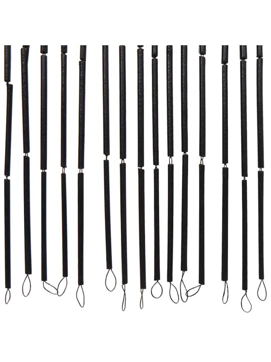 Hyönteisoviverho Palmukuvio 100x220 cm Bambu