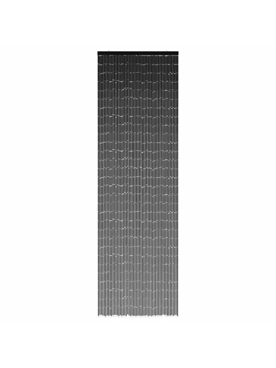 Hyönteisoviverho Tummanharmaa 56x185 cm Bambu