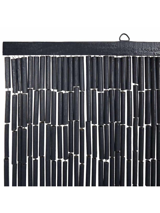 Hyönteisoviverho Tummanharmaa 56x185 cm Bambu