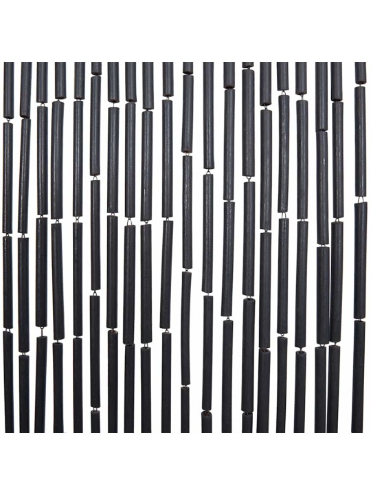 Hyönteisoviverho Tummanharmaa 56x185 cm Bambu
