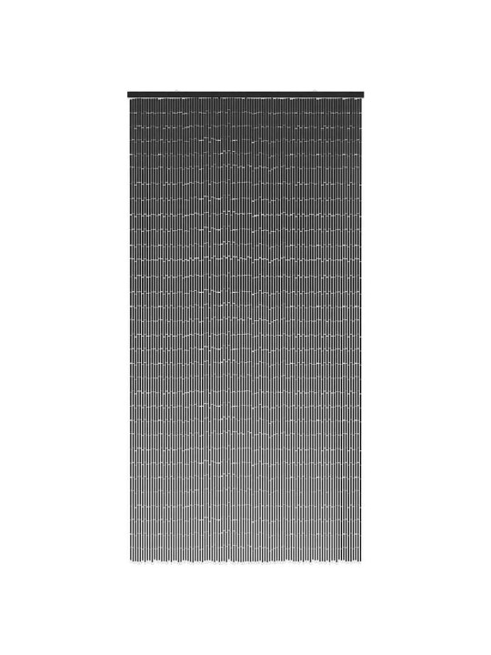 Hyönteisoviverho Tummanharmaa 90x220 cm Bambu
