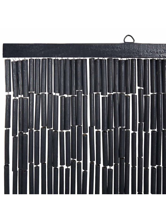 Hyönteisoviverho Tummanharmaa 90x220 cm Bambu
