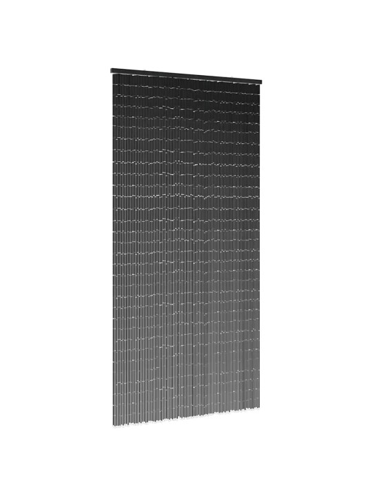 Hyönteisoviverho tummanharmaa 100x200 cm bambu