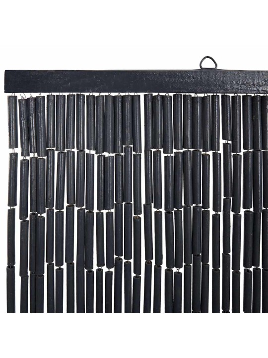 Hyönteisoviverho tummanharmaa 100x200 cm bambu